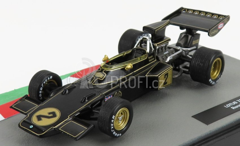Edicola Lotus F1  72e Jps N 2 Season 1973 Ronnie Peterson 1:43 Černé Zlato