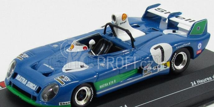 Edicola Matra simca Ms670b 3.0l V12 Team Matra Sport Winner N 7 1:43, modrá