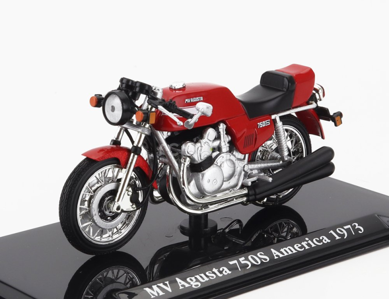 Edicola Mv agusta 750s America 1973 1:24 Červená Černá