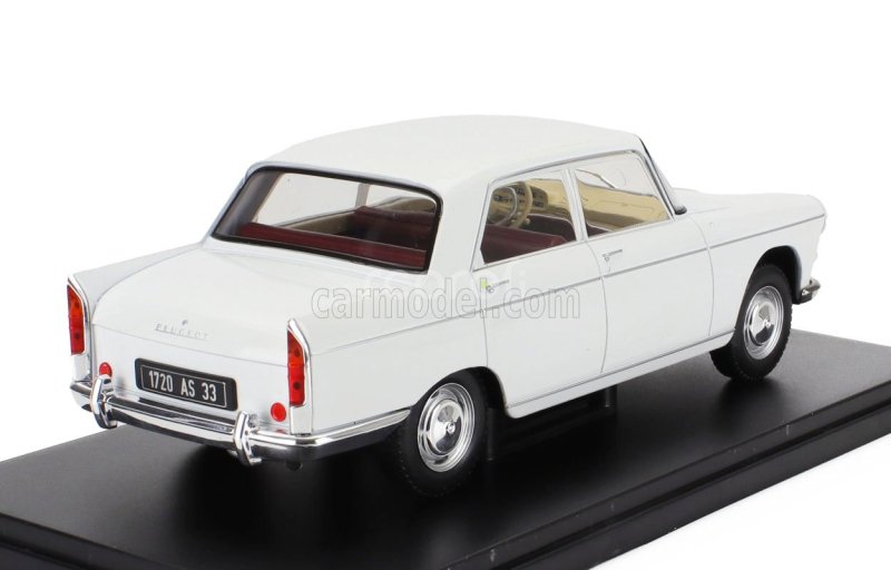 Edicola Peugeot 404 1962 - Con Vetrina - With Showcase 1:24 Bílá