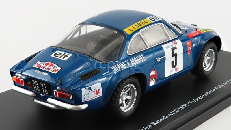 Edicola Renault A110 Alpine Elf N 5 Rally Portugal 1973 J.l Therier - J.jaubert 1:24 Blue Met