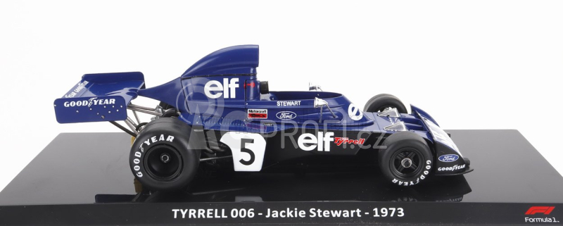 Edicola Tyrrell F1  Ford 006 Team Elf Tyrrel N 5 World Champion Season 1973 Jackie Stewart - Blister Box 1:24 Blue