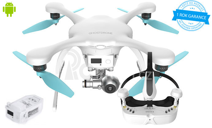 EHANG GHOSTDRONE 2.0 VR, bílá (Android) + baterie