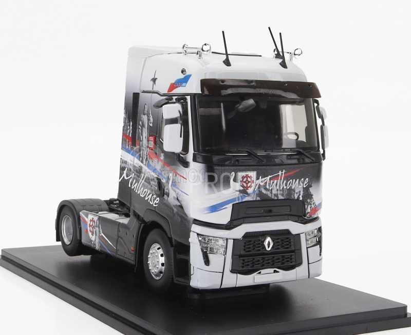 Eligor Renault T-line High Tractor Truck Mulhouse 2-assi 2021 1:43 Černá Bílá