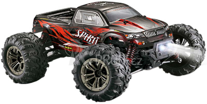 RC auto Q901C Spirit brushless, červená + náhradní baterie