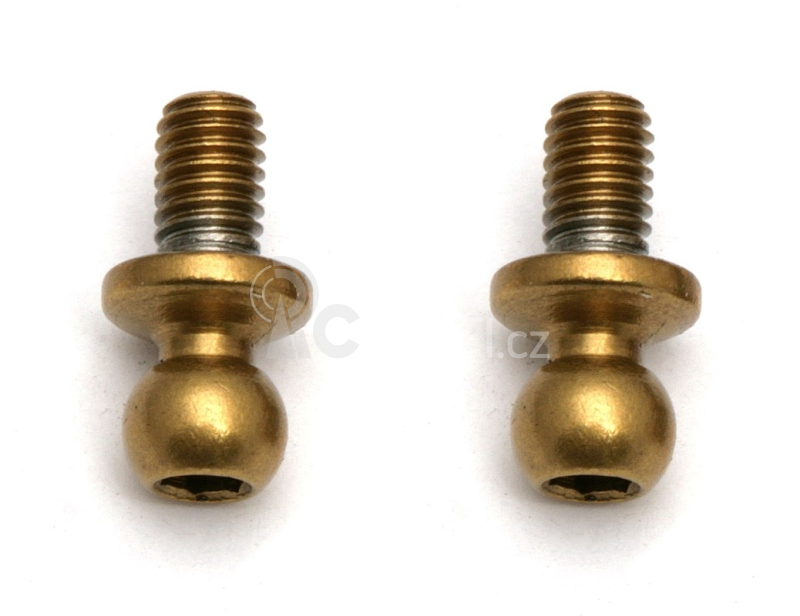Factory Team titanium nitrid kulové čepy M3x5 - krátké