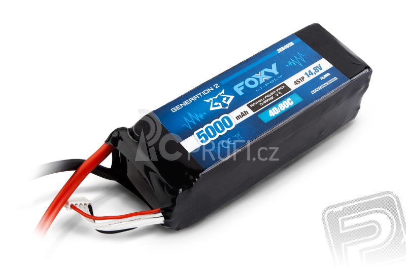 FOXY G2 Li-Pol 5000mAh/14,8V 40/80C 74,0Wh