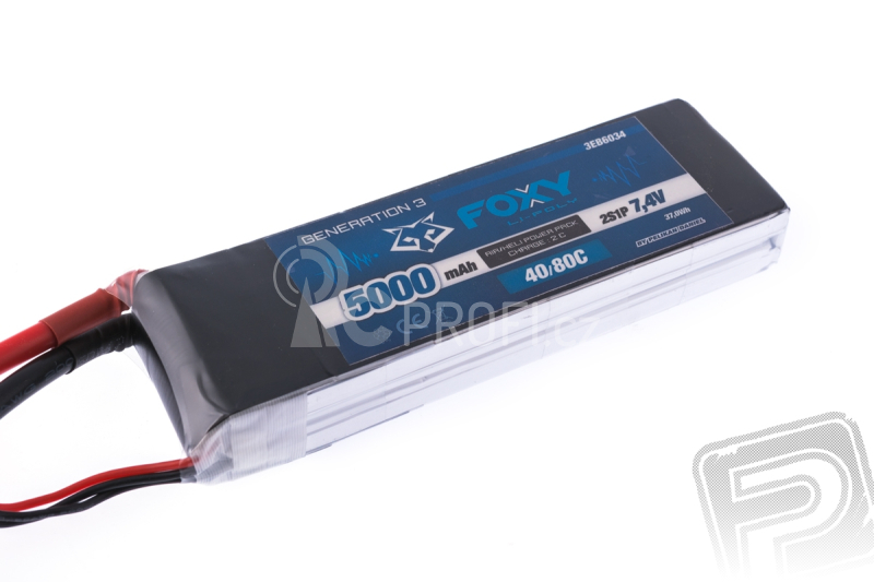 FOXY G3 - Li-Po 5000mAh/7,4V 40/80C 37,0Wh