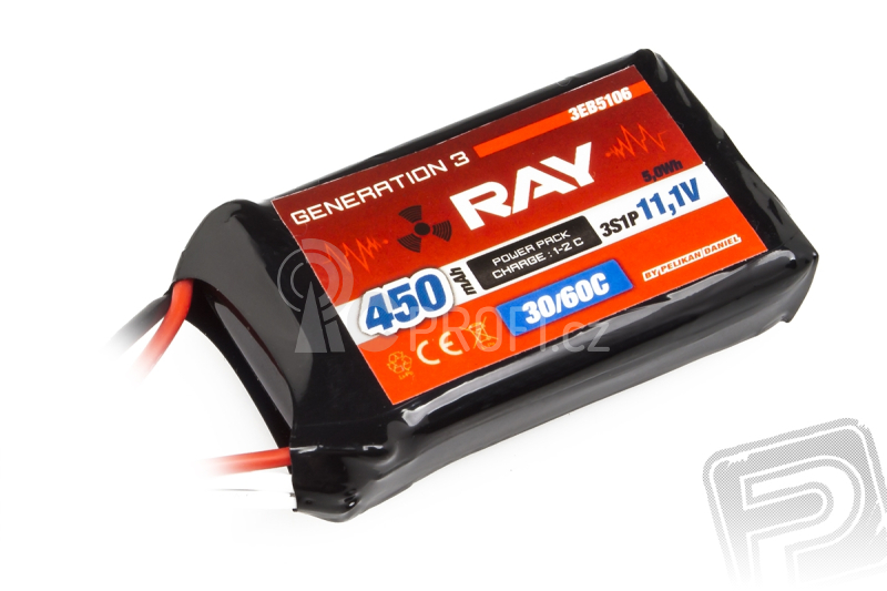 G3 RAY Li-Pol 450mAh/11,1 30/60C Air pack 5,0Wh