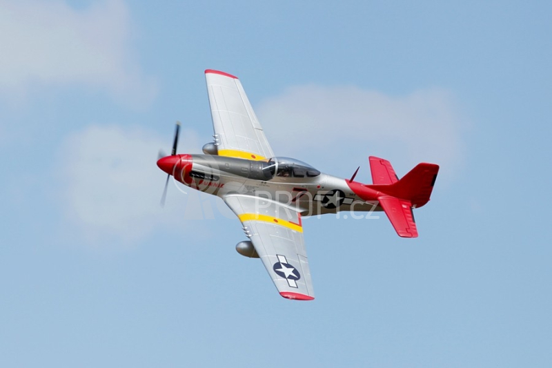 RC letadlo Giant P-51D Mustang EPP 1700mm ARF RED TAIL