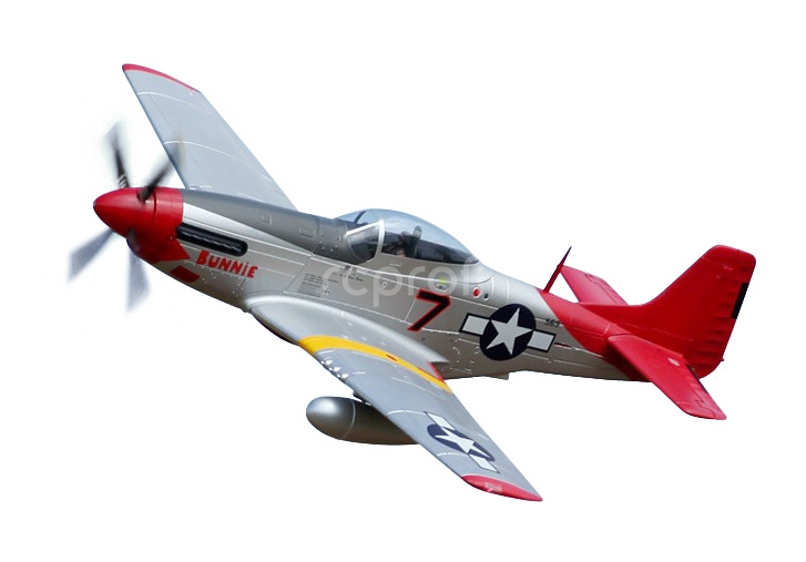RC letadlo Giant P-51D Mustang EPP 1700mm ARF RED TAIL