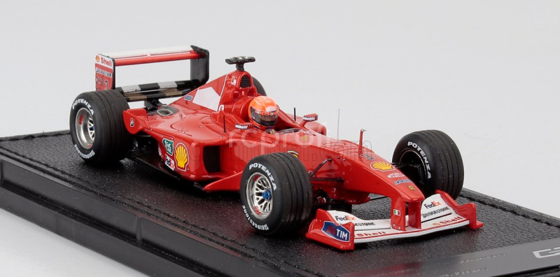 Gp-replicas Ferrari F1  F2000 N 3 World Champion Winner Italy Monza Gp (with Pilot Driver) 2000 Michael Schumacher 1:43 Červená Bílá