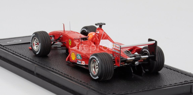 Gp-replicas Ferrari F1  F2000 N 3 World Champion Winner Italy Monza Gp (with Pilot Driver) 2000 Michael Schumacher 1:43 Červená Bílá