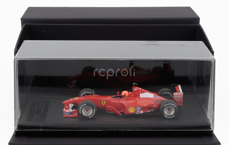 Gp-replicas Ferrari F1  F2000 N 3 World Champion Winner Italy Monza Gp (with Pilot Driver) 2000 Michael Schumacher 1:43 Červená Bílá