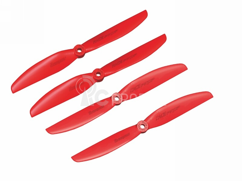 Graupner RACE-PROP Prop 5,5x5 pevná vrtule (2 páry) - červená
