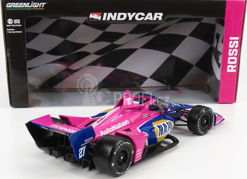 Greenlight Chevrolet Team Andretti Autosport N 27 1:18, růžovomodrá