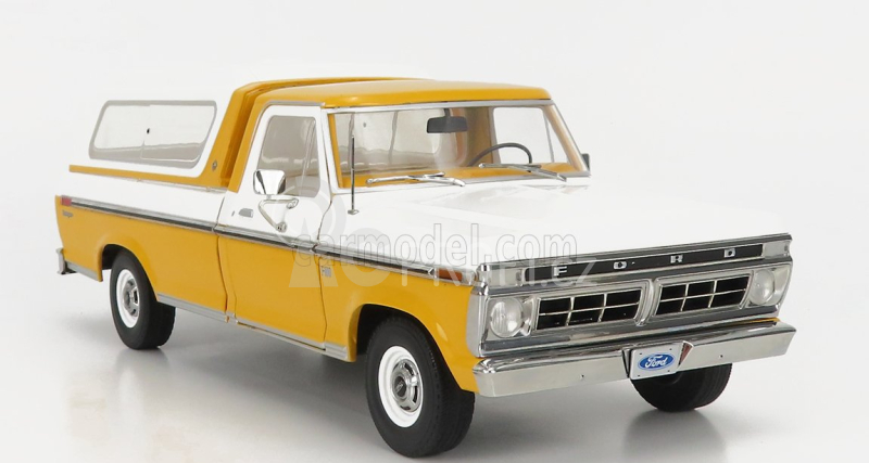 Greenlight Ford usa F-100 Pick-up 1956 Closed 1976 1:18, žlutá