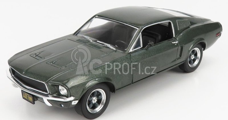 Greenlight Ford usa Mustang Gt Fastback Coupe 1968 1:24 Highland Green