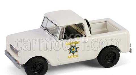 Greenlight Harvester Scout Half California Highway Patrol 1964 1:64 Bílá