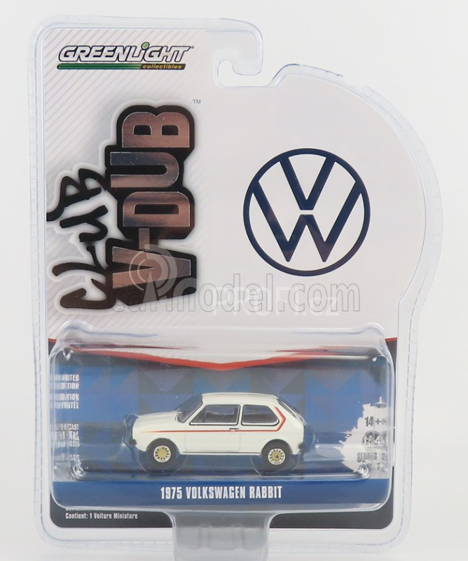 Greenlight Volkswagen Golf Rabbit 1975 1:64 Bílá