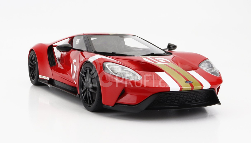 Gt-spirit Ford usa Gt Heritage Edition N 16 Alan Mann 2022 1:18 Červené Zlato