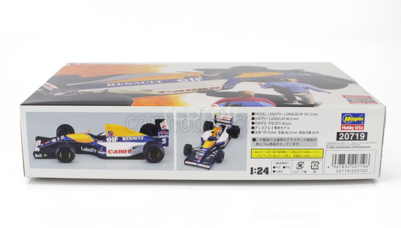 Hasegawa Williams F1 Fw14b Renault N 5 World Champion Season 1992 Nigel Mansell 1:24 /