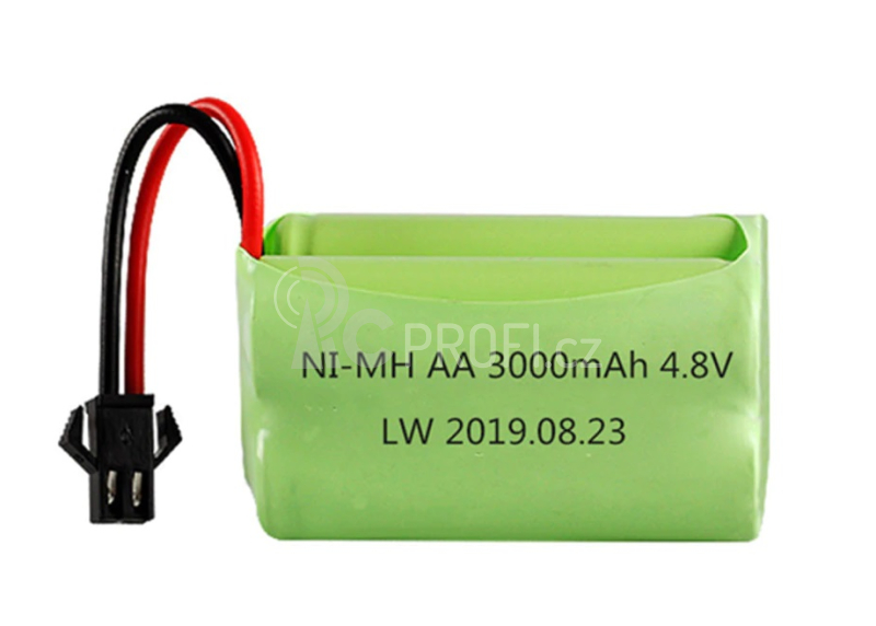 Akumulátor 4,8V 3000 mAh NiCd SM-plug