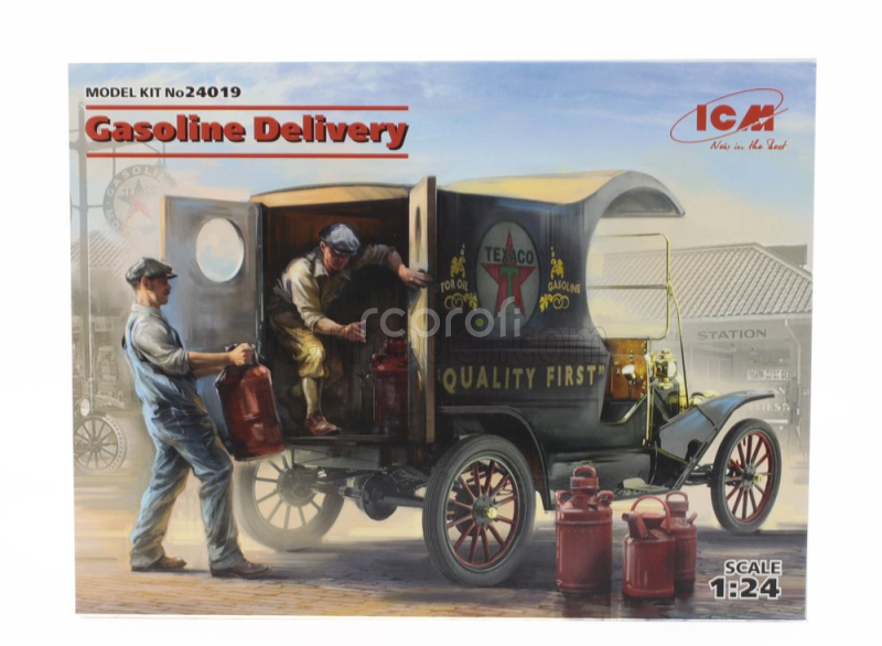 Icm-model Ford usa Model T Gasoline Delivery Van 1912 1:24 /