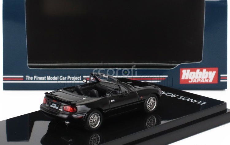 Ignition-model Mazda Eunos (mx5) Na6ce Spider Roadster 1989 1:64 Black