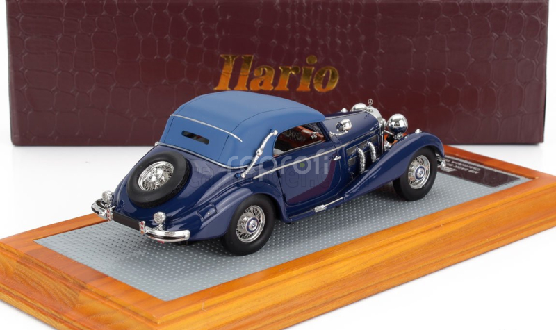 Ilario-model Mercedes benz 540k Sn154081 Sindelfingen Cabriolet A Closed 1936 1:43 2 Tóny Modré