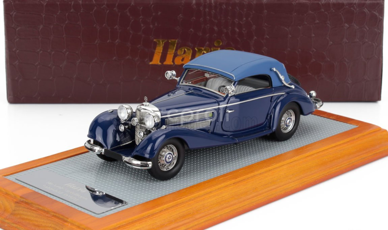 Ilario-model Mercedes benz 540k Sn154081 Sindelfingen Cabriolet A Closed 1936 1:43 2 Tóny Modré