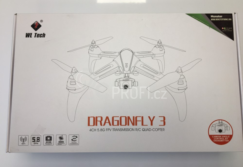 BAZAR - Dron SkyWatcher RACE XL PRO, bílá