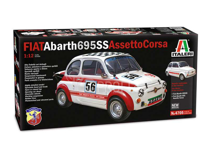 Italeri Fiat Abarth 695SS/Assetto Corsa (1:12)