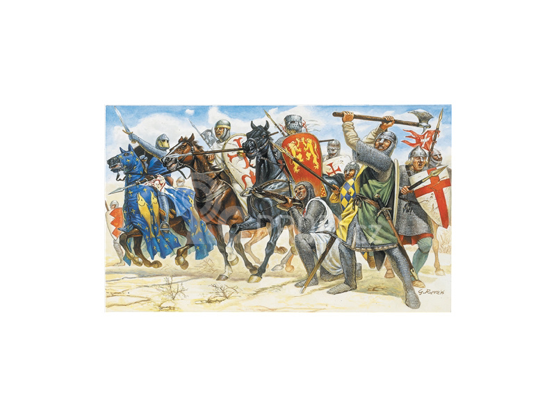 Italeri figurky - CRUSADERS (XIth CENTURY) (1:72)