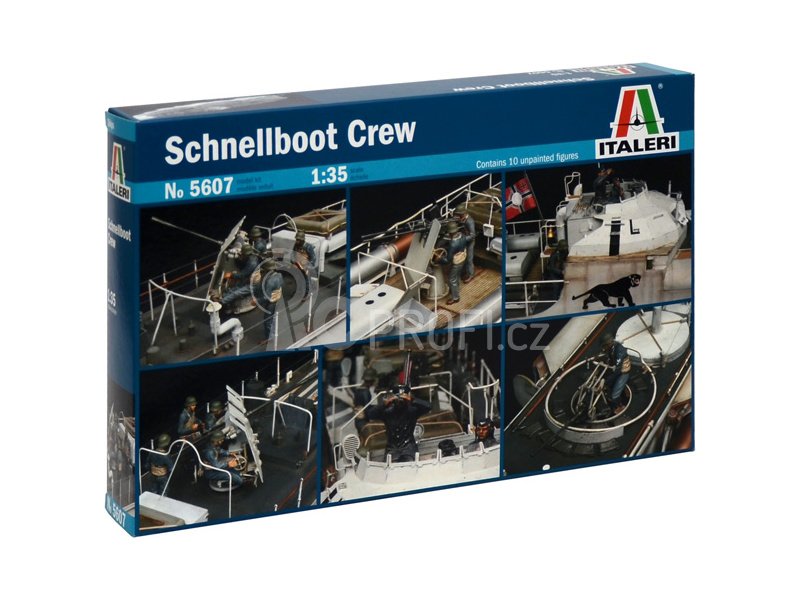 Italeri figurky - SCHNELLBOOT CREW (1:35)