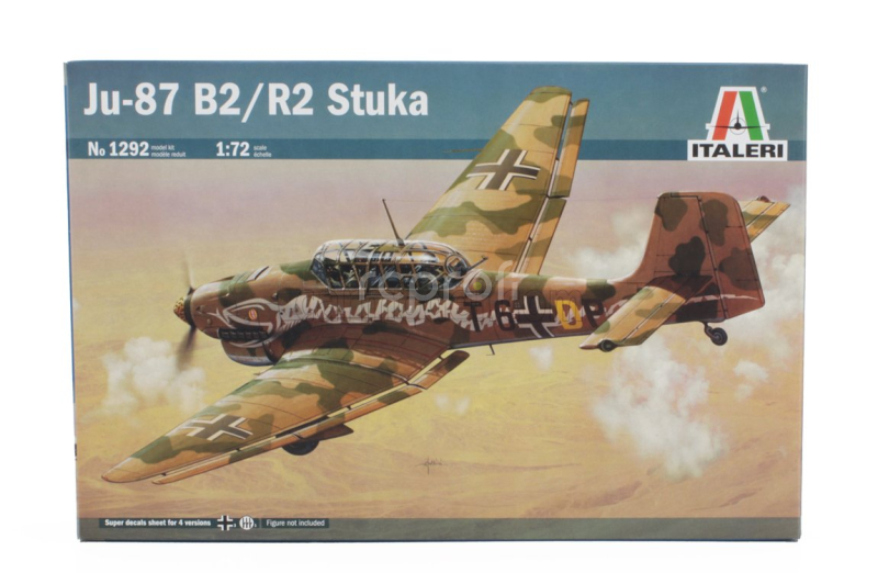 Italeri Junkers Ju-87 B2/r2 Stuka Airplane Military 1:72 /