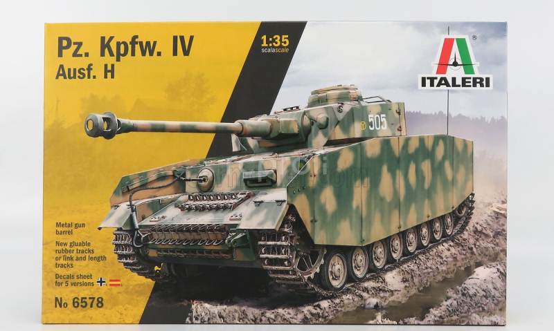 Italeri Kampfpanzer Kpfw Uasf.h Tank Military 1944 1:35 /