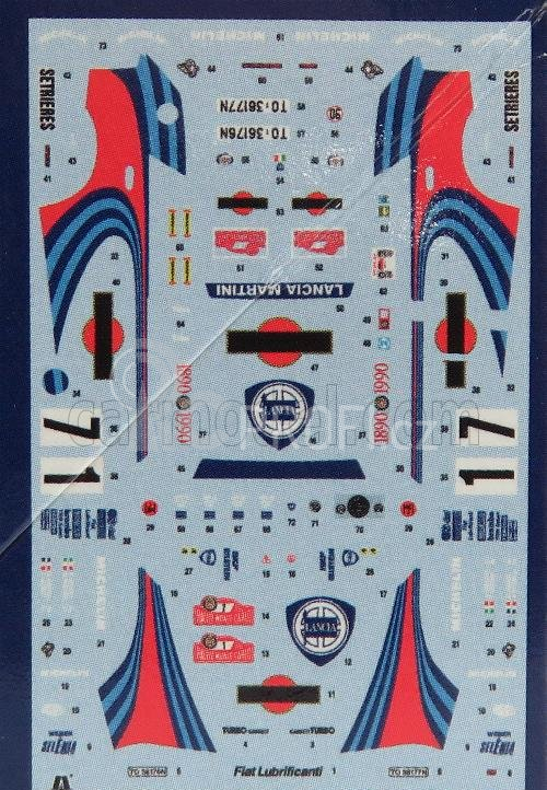Italeri Lancia Delta Hf Integrale Martini 16v N 1 + Delta Hf Integrale 16v Martini N 7 1:24