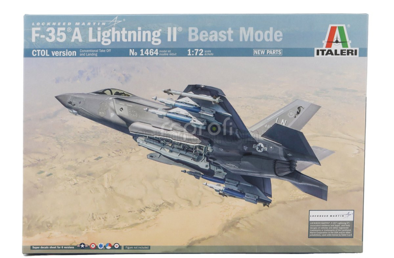 Italeri Lockheed martin F-35 A Lighting Ii Military Airplane 2011 1:72 /