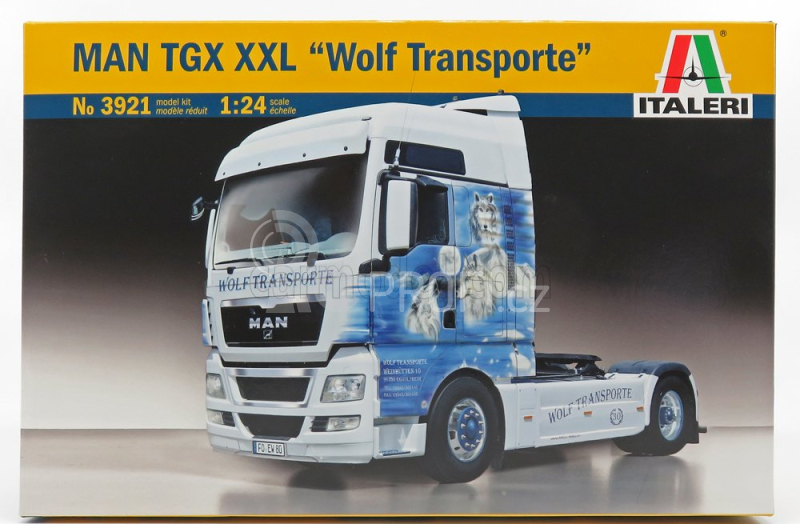Italeri MAN Tgx 18.480 Xxl Wolf Transporte Tractor Truck 2-assi 2012 1:24 /