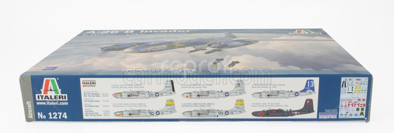 Italeri Mcdonnel douglas A-26b Invader Military Airplane 1944 1:72 /