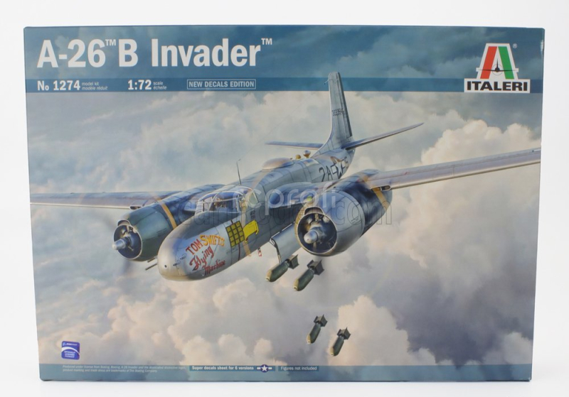 Italeri Mcdonnel douglas A-26b Invader Military Airplane 1944 1:72 /