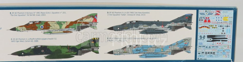 Italeri Mcdonnel douglas Rf-4e Phantom Ii Caccia Bombardiere Military Airplane 1960 1:48 /