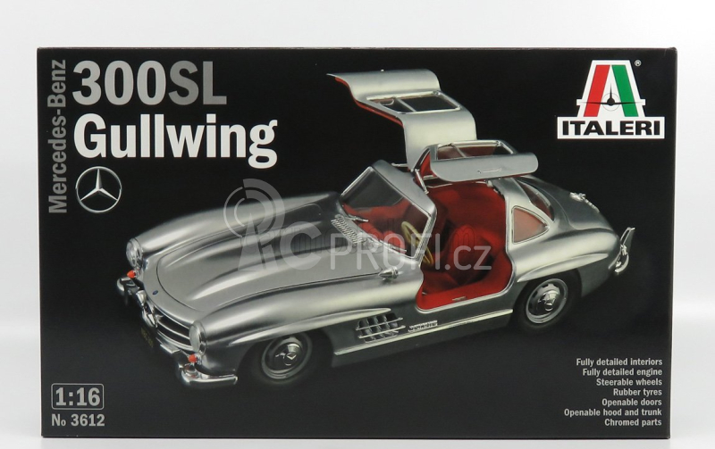 Italeri Mercedes benz 300sl Coupe Gullwing (w198) 1954 1:16 /
