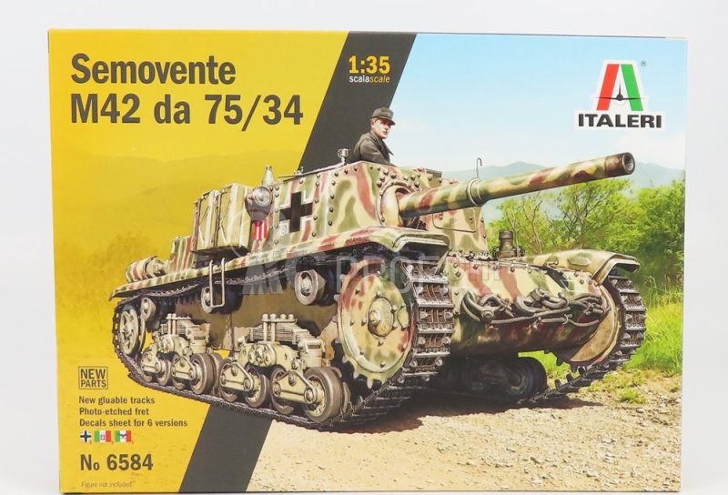 Italeri Mgmc Tank M42 Da 75/34 Semovente Military 1945 1:35 /