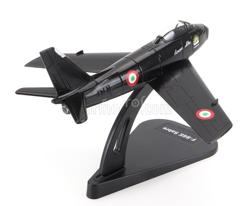 Italeri North american F-86e Sabre Military Airplane 1961 1:100 Black