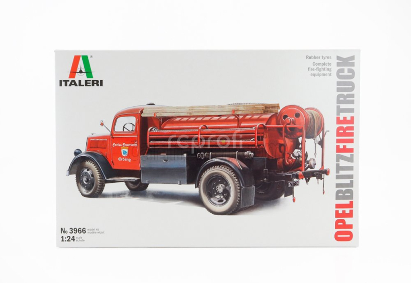 Italeri Opel Blitz Tanker Truck Fire Engine 1952 1:24 /