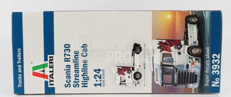 Italeri Scania R730 Tractor Truck Streamline Highline 2-assi 2011 1:24