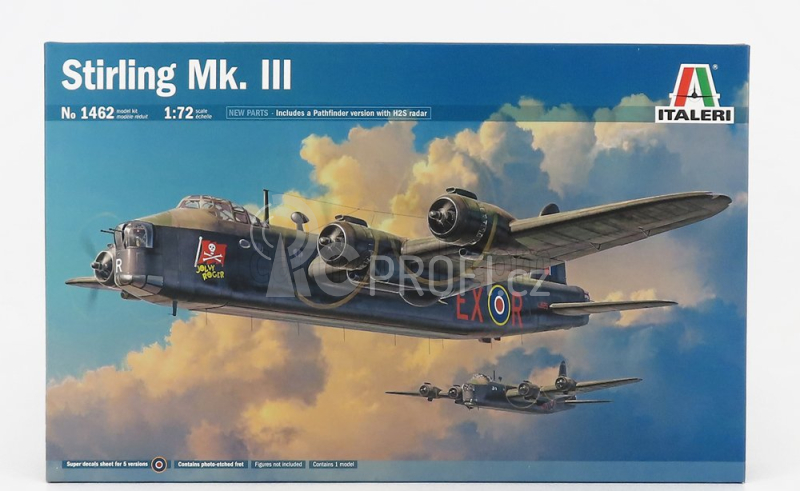 Italeri Stirling Mk.iii Military Airplane 1939 1:72 /