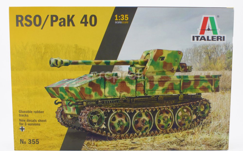 Italeri Tank Rso Pak40 Military 1945 1:35 /